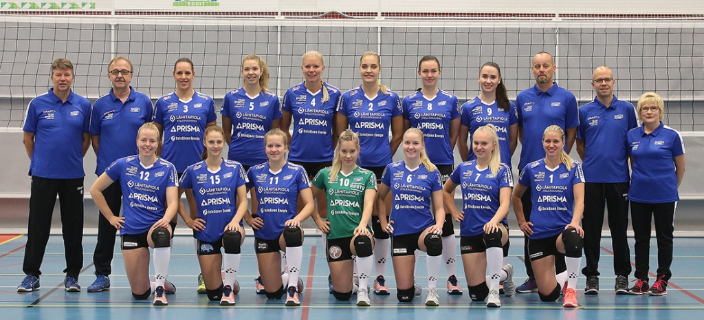 Jymy Volley joukkuekuva 2017-18