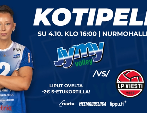 JymyVolley avaa kauden kotiottelulla